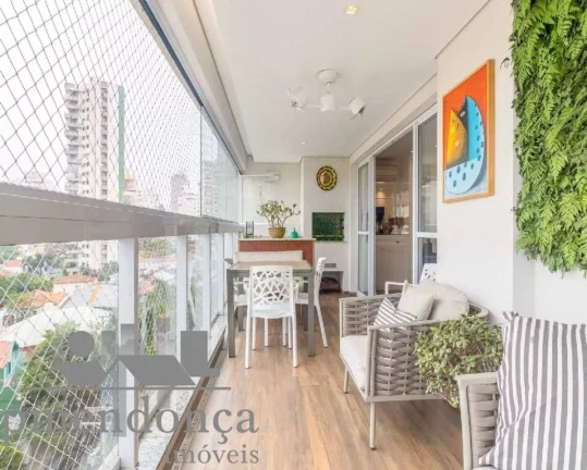 Imagem Apartamento 128m² , 3 suites e 3 vagas, com vista permanente para o Parque da Agua Branca