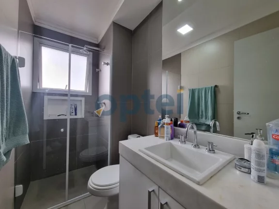 Imagem Apartamento mobiliado 95m2 3 dormitórios, sendo 1 suíte, varanda gourmet, 2 vagas no condomínio clube Family Garden na Chácara Inglesa