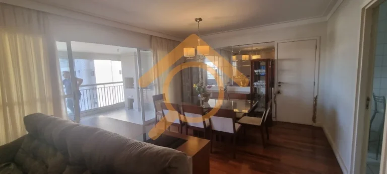 Imagem Apartamento de luxo com 3 quartos e 2 suítes em Jurubatuba, São Paulo - 136m², 2 salas, 5 banheiros, 2 vagas.