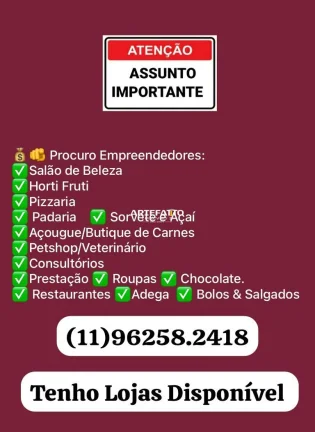 Imagem INVESTIDORES -Lojas comerciais Novas ao Lado do Metrô Giovanni