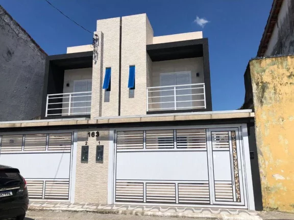 Imagem Sobrado com 2 dormitórios à venda, 75 m² por R$ 410.000 - Ocian - Praia Grande/SP