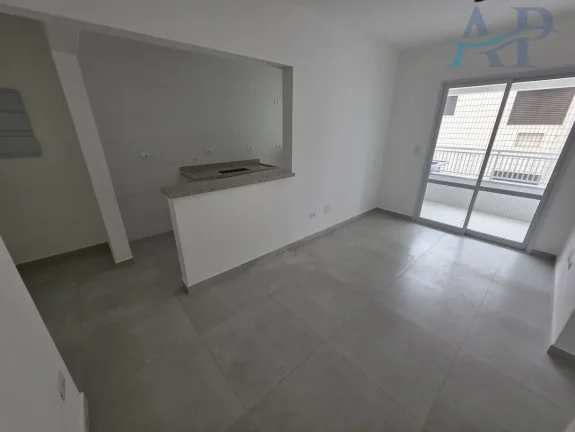 Imagem Apartamento na Guilhermina em Praia Grande com 2 Quartos Frente Mar