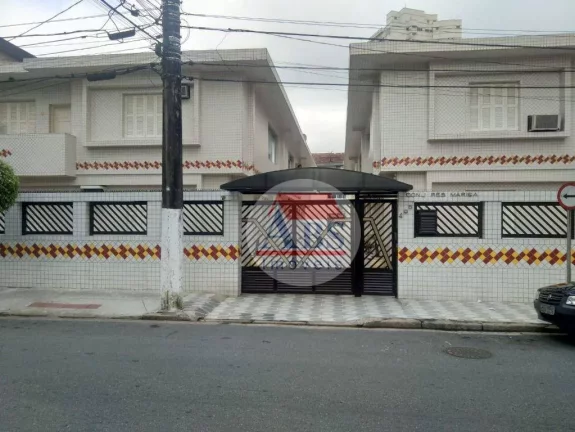 Imagem Casa com 2 dormitórios à venda, 92 m² por R$ 400.000,00 - Encruzilhada - Santos/SP