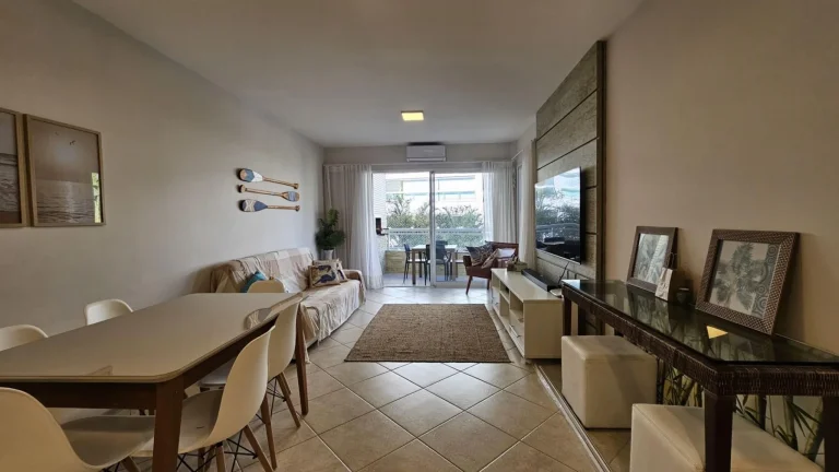 Imagem Venda de Apartamento no Riviera de São Lourenço Módulo 07: 3 Quartos, 1 Suíte, 2 Salas, Varanda Gourmet, Mobiliado.