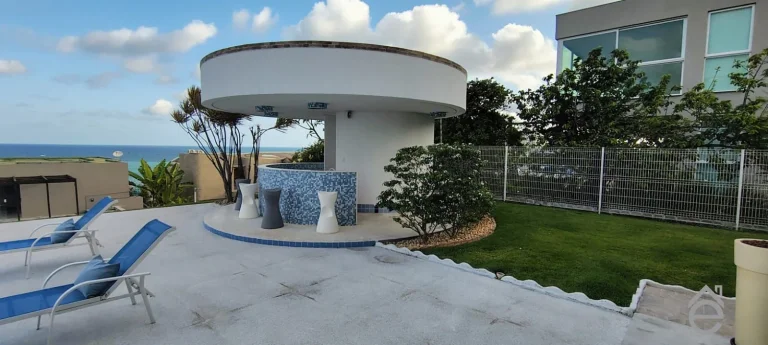 Imagem Casa alto padrão, vista mar espetacular, 1105,28m2, Condomínio Horizonte Fênix