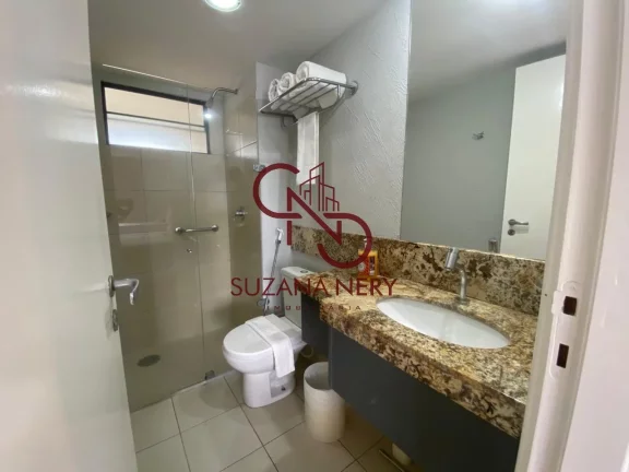 Imagem Flat vista mar mobiliado em Ponta Negra