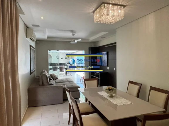 Imagem Casa térrea R$ 950.000 Condomínio San Remo, 3 quartos sendo 1 suíte, até 4 veículos, piscina, varanda gourmet - Recreio das Acácias - Rib. Preto