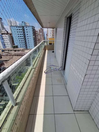 Imagem Apartamento com 2 dormitórios à venda, 107 m² por R$ 530.000,00 - Guilhermina - Praia Grande/SP