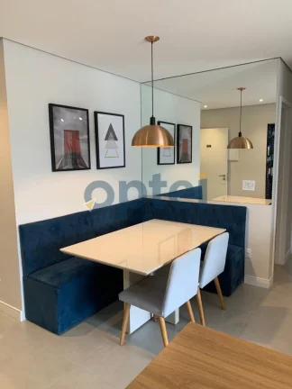 Imagem Apartamento Mobiliado, 2 dorms ( 1 suíte) 67m2 com varanda gourmet e lazer completo no Condomínio Innovare na Vila Bastos em Santo André