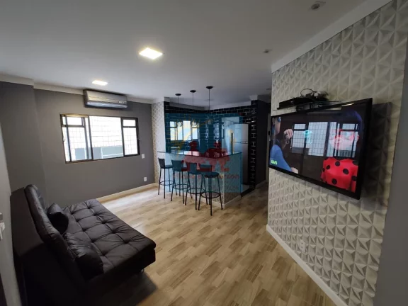 Imagem Oportunidade Única! Apartamento a 300 metros do Mar no Canto do Forte, Praia Grande, Mobiliado, R$330MIL