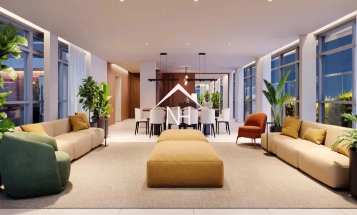 Imagem studio de 26m em Indianópolis com terraço gourmet,bicicletário,lavanderia,coworking,fitness,piscina,pet place,espaço gourmet,lareira,yoga,skybar