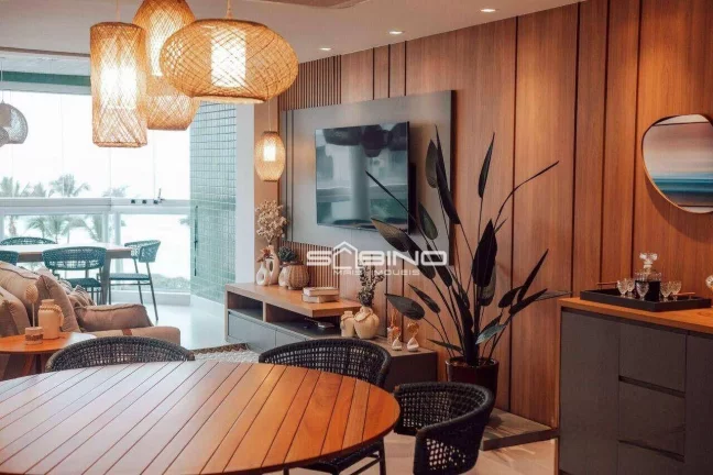 Imagem Apartamento Pé na Areia à Venda, com 3 dormitórios 3 Suítes 2 vagas 170m² - Riviera de São Lourenço Bertioga SP