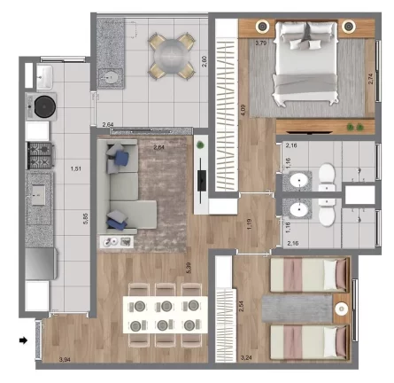 Imagem APARTAMENTO em CONSTRUÇÃO