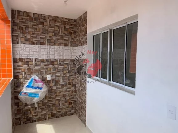 Imagem Apartamento Novo sem uso , 500m2 da Praia , 1 dorms , wc , lav , 1 vaga , bairro Gaivota, Itanhaem
