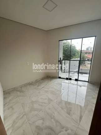 Imagem Sobrado com 3 quartos (1 suíte), 120m² de construção, acabamento moderno e excelente localização na região sul de Londrina