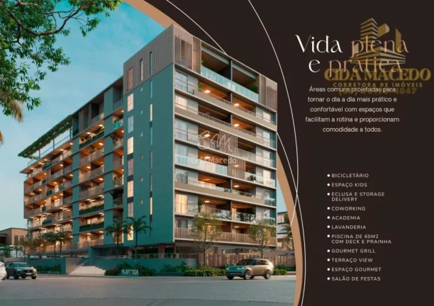 Apartamento para Venda em Cabedelo, Intermares, 1 dormitório, 1 banheiro, 1 vaga