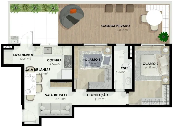Imagem Apartamento em Bacacheri, Curitiba/PR