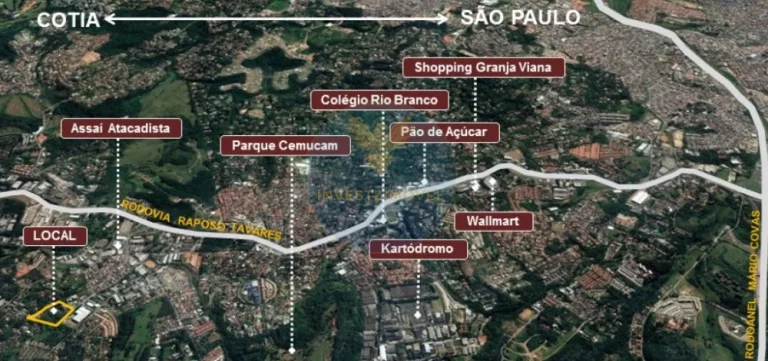 Imagem Terreno em Condomínio a Venda no bairro Granja Viana - Cotia, SP