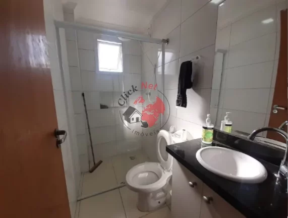 Imagem Apartamento á 500m2 da Praia ,Mobiliado ,2 dorm, 1 suíte,varanda grill, 1 vagas, 61 m2 ,bairro Guilhermina,Praia grande