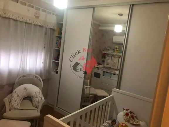 Imagem Lindo apartamento todo mobiliado à venda, em andar alto, no Centro, São Bernardo do Campo, com 3 suítes, 3 vagas, 155m².