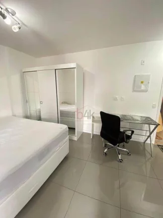 Imagem Studio mobiliado à venda no Brooklin , 31m², 1 vaga. Oportunidade para investidor: já alugado!