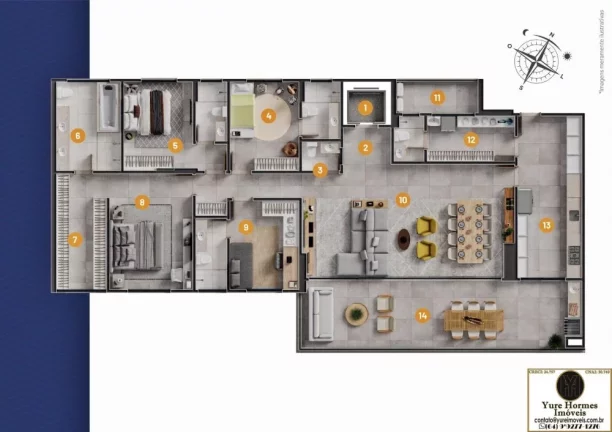 Imagem Varandas Royal Residence Apartamentos 4 Quartos Financiados