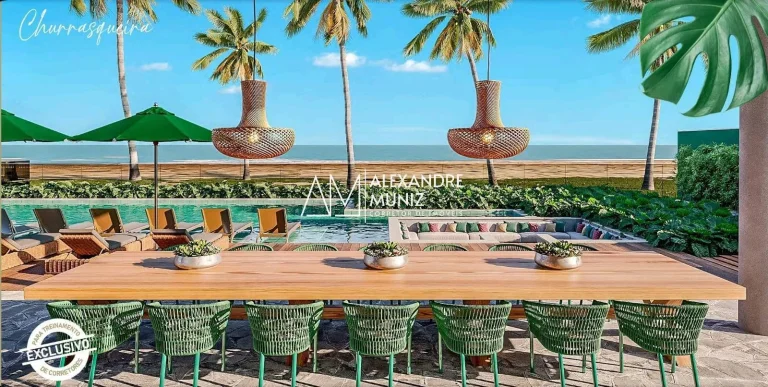 Imagem Vizcaya The House, condomínio de praia, Flecheiras-CE. Lofts com 3 suítes.