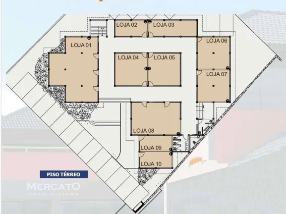 Imagem Galeria Mercato G. Viana - Centro com c/ 16 lojas (31 módulos) + 21 vagas