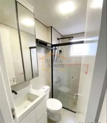 Imagem Apartamento 2 dormitórios, sendo 1 suíte, sala para 2 ambientes, cozinha com armários, área de s...