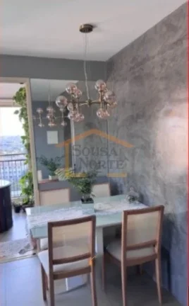 Imagem Apartamento mobiliado, 2 dormitórios, sendo 1 suíte, sala ampla, varanda gourmet com adega, cervej...