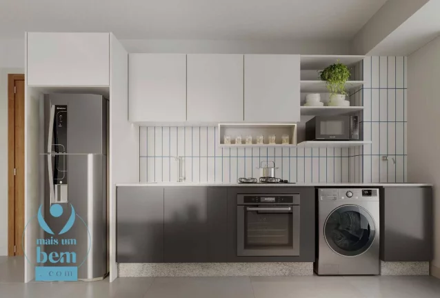Imagem Apartamento com 2 quartos sendo uma suíte à venda, 44 m² por R$ 437.100 - Novo Mundo - Curitiba/PR