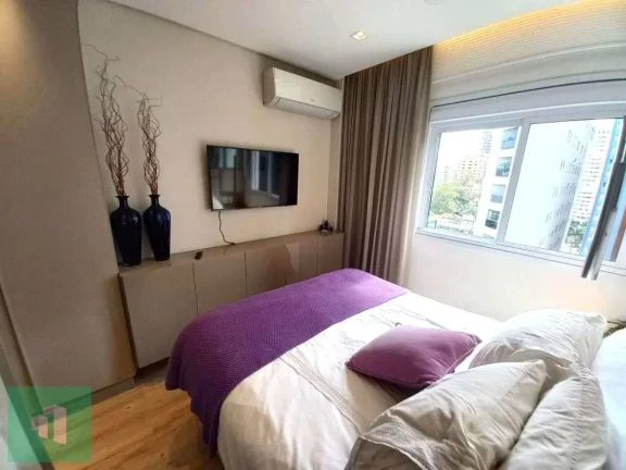 Imagem Apartamento para alugar em São Paulo, Cidade Monções, com 1 quarto, 38m2