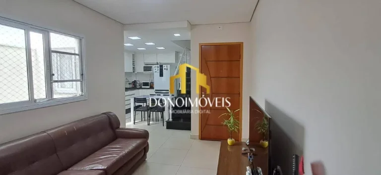 Imagem Venda de Linda Cobertura Mobiliada | 110m² | Campestre - Santo André | 2 Vagas | Vista Livre! Se v...