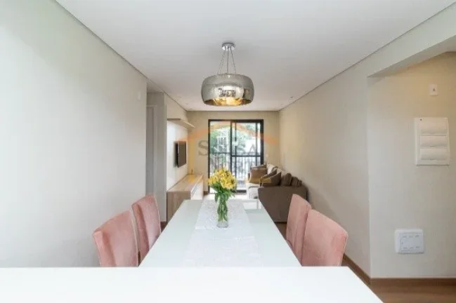 Imagem Apartamento com 72m², 3 dormitórios, sendo 1 suite, sala para dois ambientes, sacada, cozinha, ár...