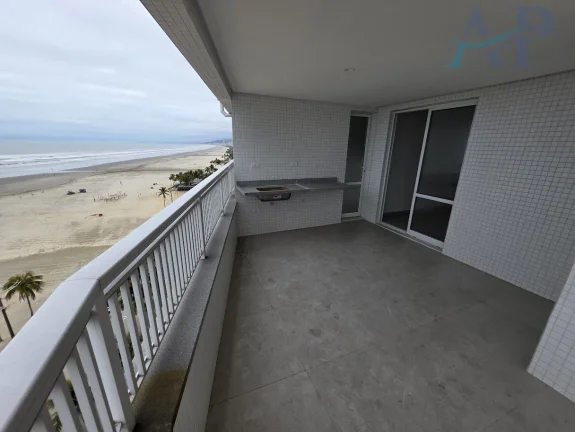 Imagem Apartamento na Guilhermina com 2 Dormitórios Frente Mar em Praia Grande