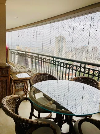 Imagem Apartamento 172 M², 4Q, 3 Suítes, Sala de estar, Sala de jantar, 4 Banheiros, 3 Vagas, Varanda gourmet, Piscina aquecida, Piscina, Quadra.