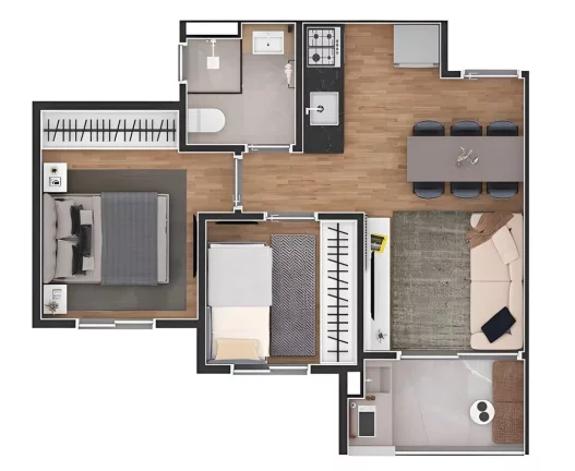 Imagem APARTAMENTO RESIDENCIAL em São Paulo - SP, Jardim Iae