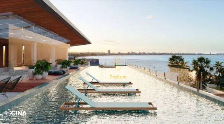Imagem Apartamento com varanda/sacada gourmet e vista para o mar no Bessa - AP0731