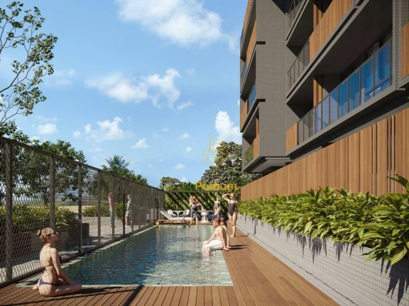 Imagem Apartamentos com varanda / sacada gourmet a beira mar da praia de Manaíra - AP1049