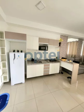 Imagem Loft de 37m2 com 1 dormitório para alugar no Marco Zero Mix Residence na Avenida Kennedy 1230- Jardim do Mar