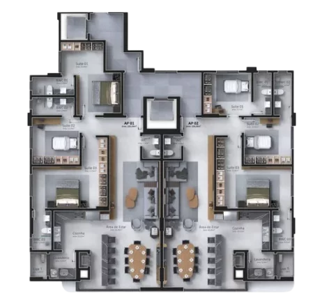 Imagem APARTAMENTO RESIDENCIAL em Balneário Camboriú - SC, Centro