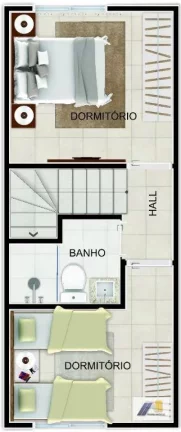Imagem Casa com 2 Quartos à Venda, 61 m² em Cidade Vergani - Pouso Alegre