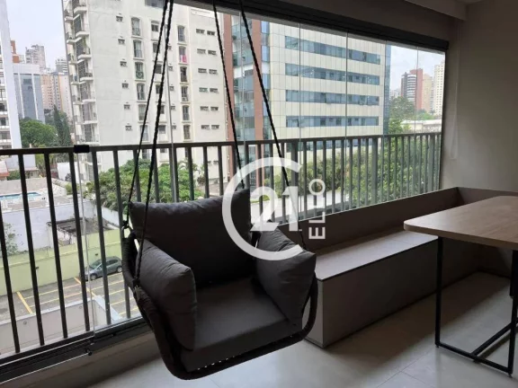Imagem Apartamento com 1 dormitório para alugar, 41 m² por R$ 8.055,00/mês - Jardins - São Paulo/SP