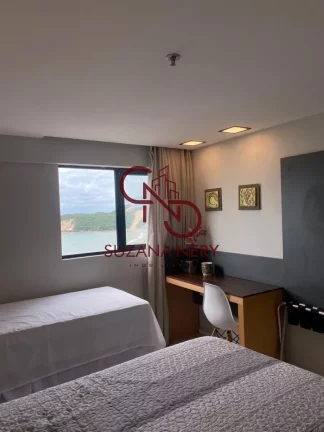 Imagem Flat vista mar mobiliado em Ponta Negra