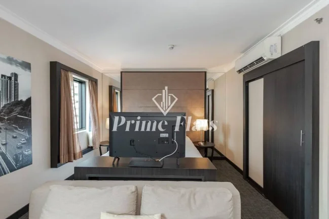 Imagem Flat disponível para venda no Novotel Jardins, com 30m², 1 dormitório e 1 vaga de garagem
