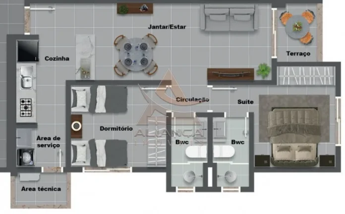 Imagem Apartamento - Ribeirão Preto - Ipiranga