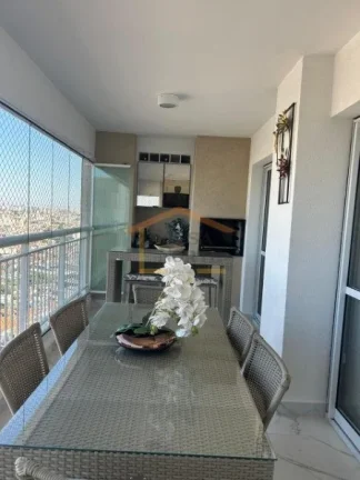 Imagem Apartamento 3 dormitórios, sendo 1 suíte, sala 2 ambientes, varanda gourmet com churrasqueira, coz...