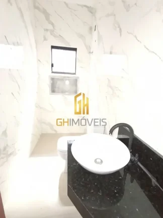 Imagem CA1603Linda casa nova com 3 quartos sendo 1 suíte no Jardim Miramar A casa possui - 3 quartos sendo...