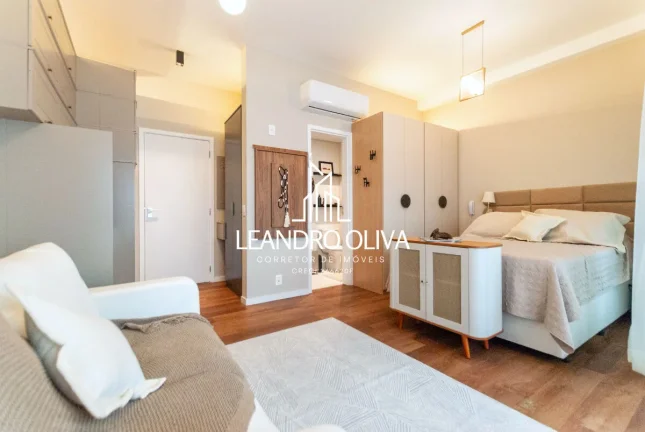 Imagem Condomínio Praça Da Vila - Quer morar ou investir a poucos passos da Praça Pereira Coutinho e Parque do Ibirapuera? Apartamento studio premium espetacular, à venda, na Vila Nova Conceição.
