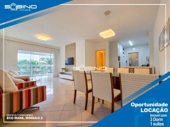 Imagem Apartamento para Locação temporada na Riviera, com 3 dormitórios 1 suítes, atende até 6 pessoas